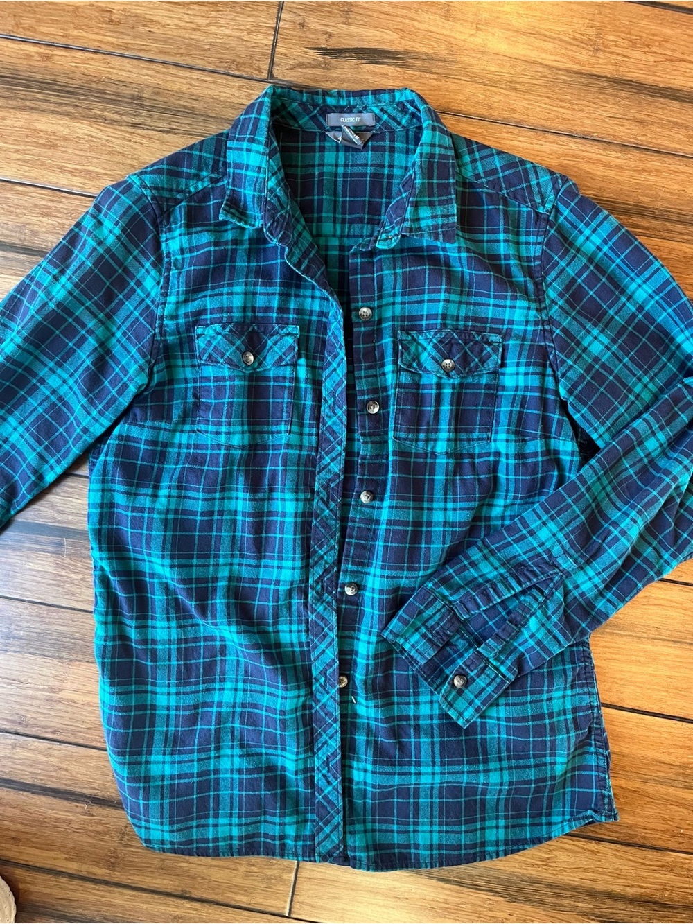 Eddie Bauer plaid shirt